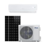 Päikeseenergia konditsioneer Deye DGA2-ACDCBLW-12K 12000 BTU: siseplokk, välisplokk ja päikesepaneel (paneel ei kuulu komplekti)