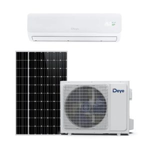 Päikeseenergia konditsioneer Deye DGA2-ACDCBLW-12K 12000 BTU: siseplokk, välisplokk ja päikesepaneel (paneel ei kuulu komplekti)