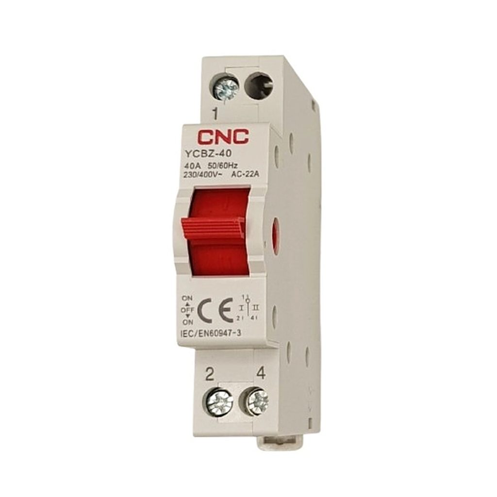 Moodulümberlüliti CNC YCBZ-40, 1P, 40A, 1-0-2
