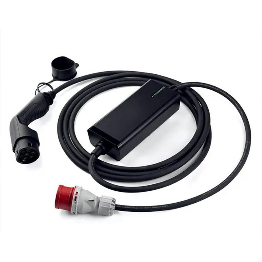 Elektriauto laadimiskaabel T2-CEE16A 11 kW 6m RCD-DC A