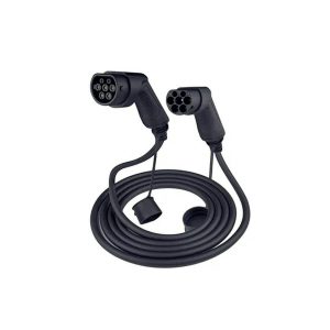 Elektriauto üleminekukaabel T2-T2 16A 11 kW 7,5m must